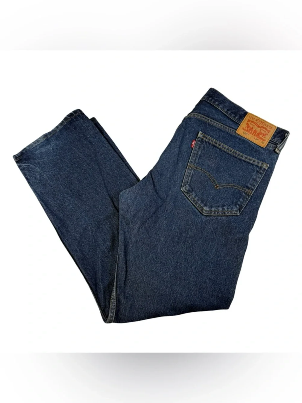 Levi’s 505 Jeans Men’s 36x30 Straight Leg Medium Wash Classic Red Tab